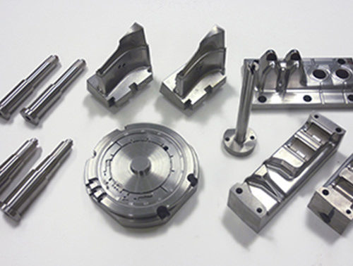 Machining parts for molds